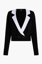 Cropped Knit Cardigan