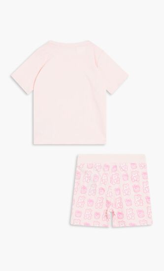Smiley Cat T-shirt and Shorts Set