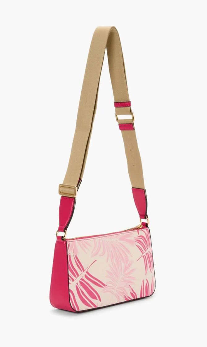 Palm Jacquard Crossbody