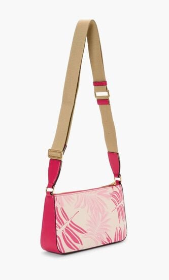 Palm Jacquard Crossbody
