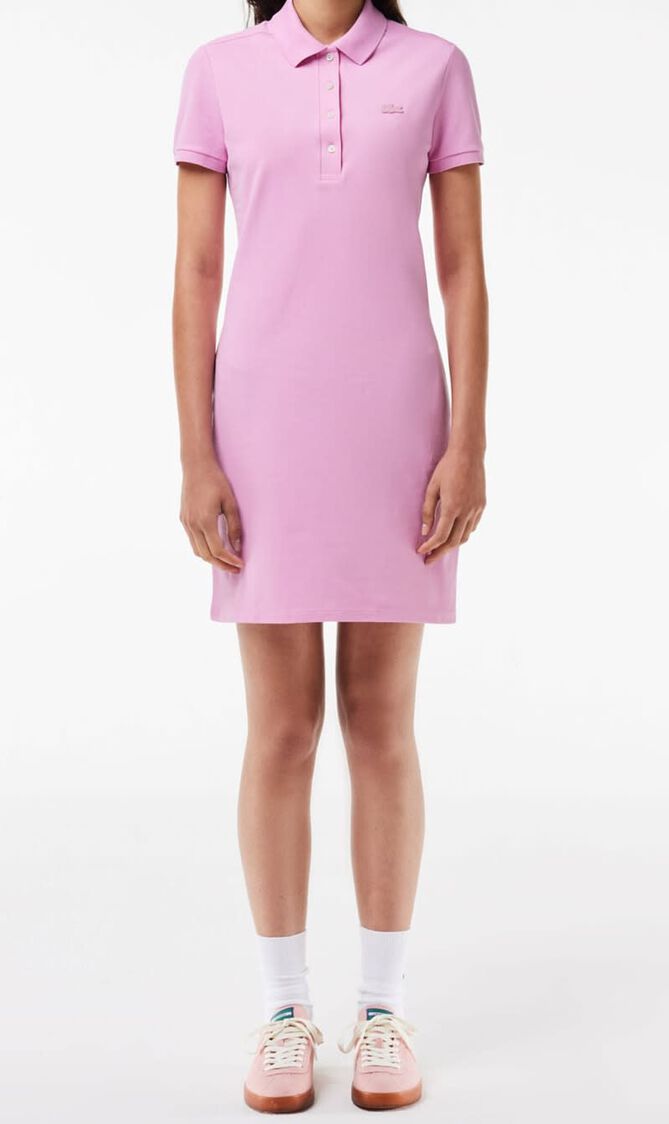 Stretch Pique Polo Dress