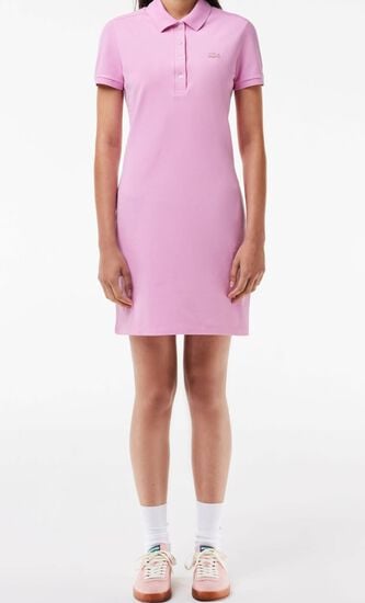 Stretch Pique Polo Dress