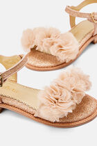 CARMEN CORSAGE SANDAL ROSE GOLD