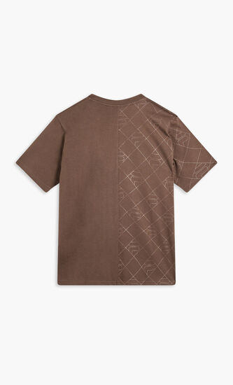 SS CREW NECKTEE HALF AOP PANEL