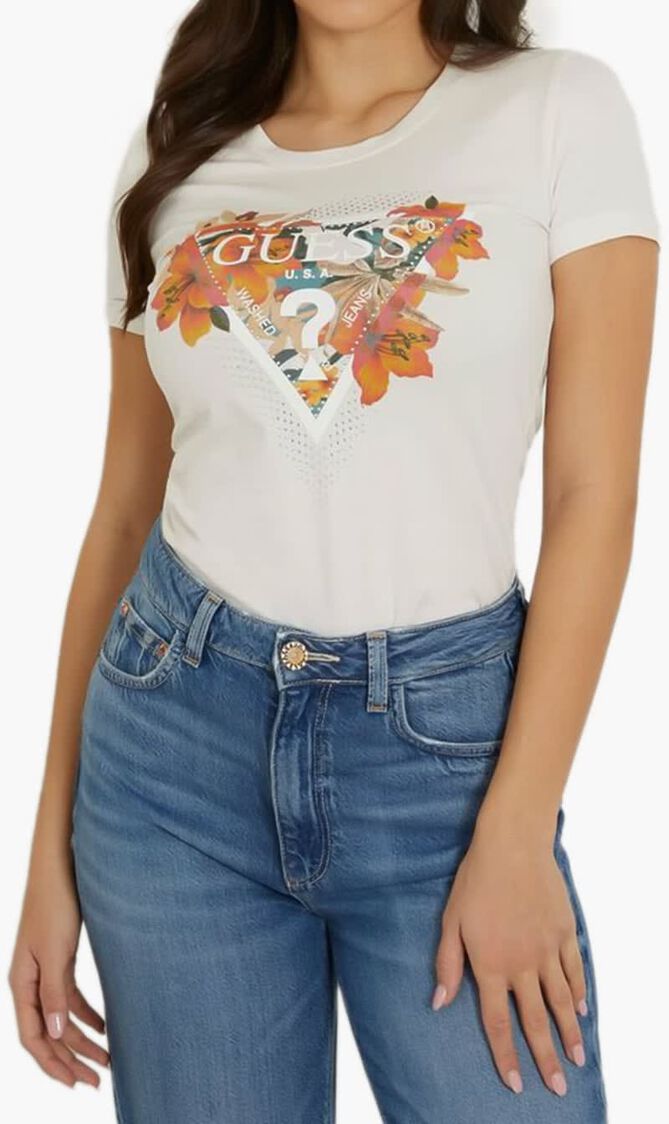 Ss Cn Tropical Triangle Tee