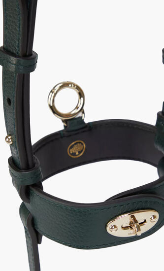 Grained Leather Bottle Holder