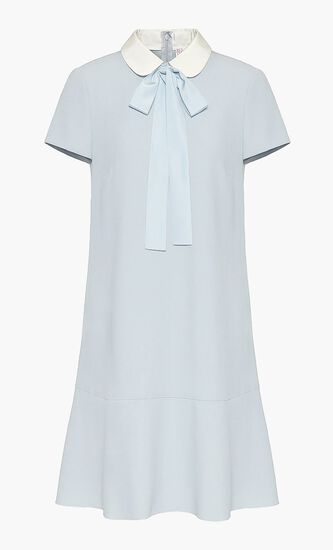 Collar Design Mini Dress