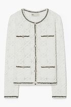 KENDRA LOGO LACE CARDIGAN
