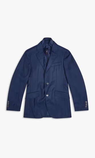 NAVY ZIP OUT BLAZER