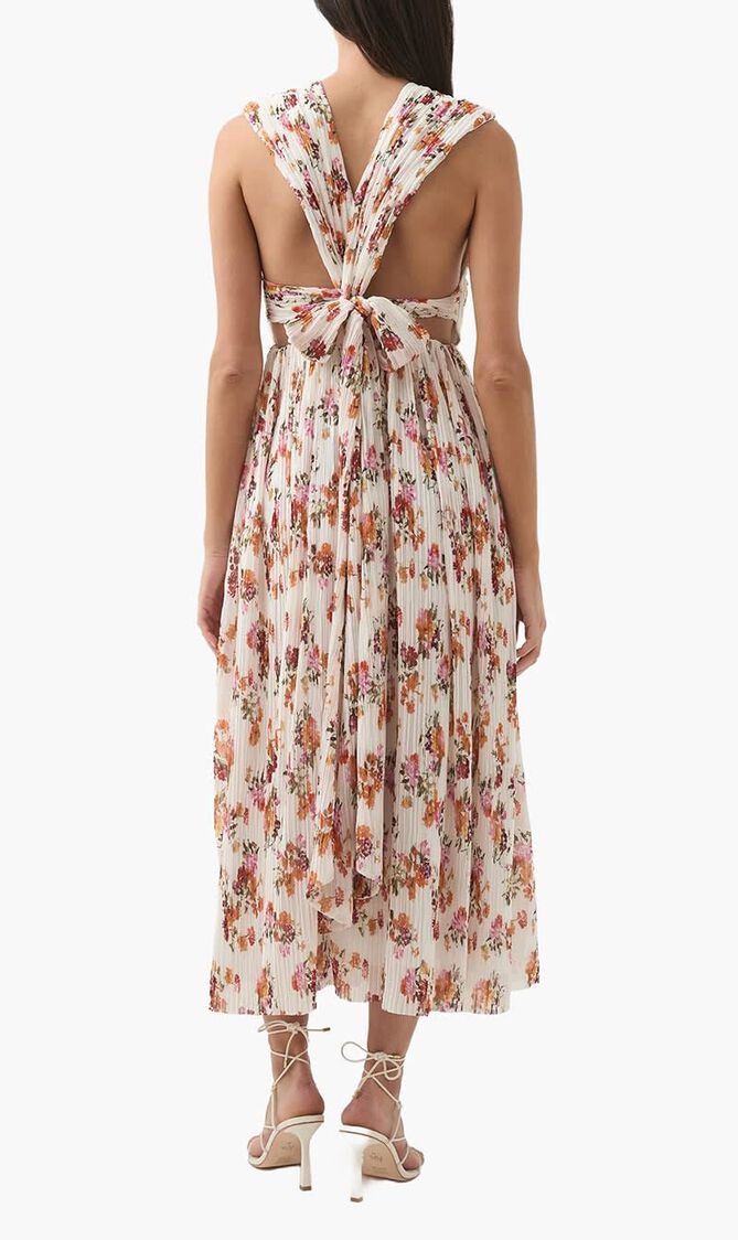 Becoming Bow Back Midi Dress