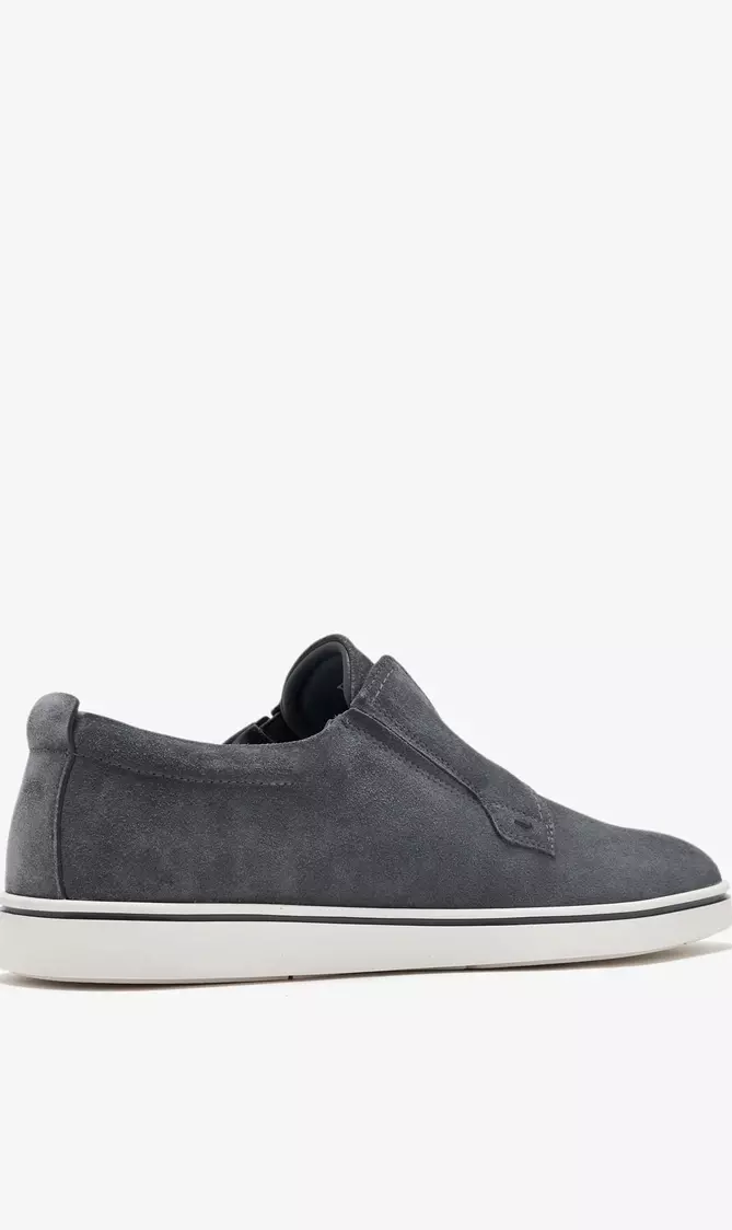 Suede Slip On Sneakers