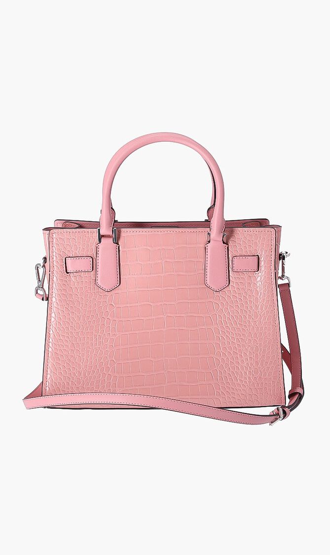 Textured Leather Tote Bag