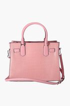 Textured Leather Tote Bag