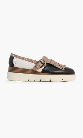 Kattilou Colorblock Leather Slip-On