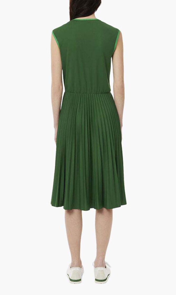 Sleeveless Pleated Dress