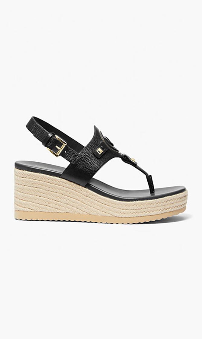 Aubrey Cutout Leather Sandals