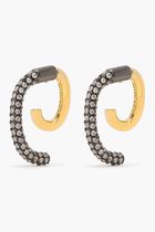 Luna Mini Pave Earrings