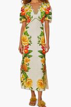 Picnic Flowers Maxi Dress