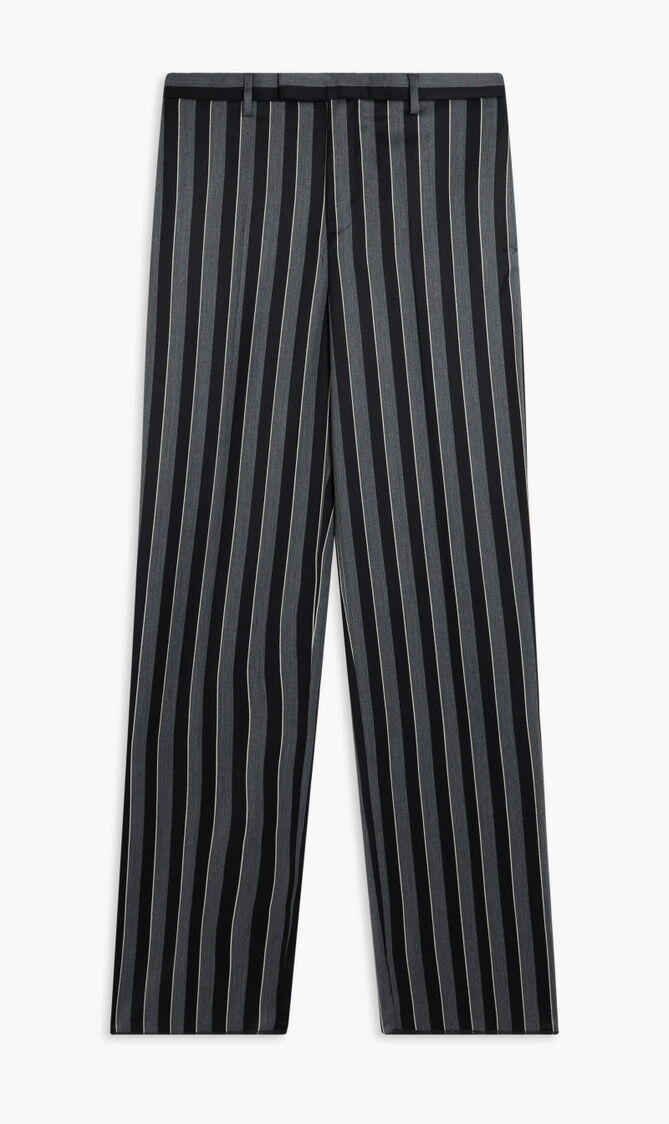 FORMAL PANT STRIPED WOOL FABRIC