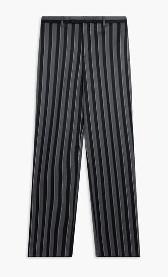 FORMAL PANT STRIPED WOOL FABRIC