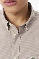 Regular Fit Gingham Poplin Shirt