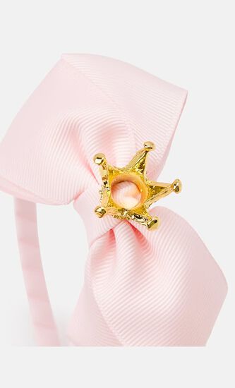 ABAND WITH CROWN FAIRY PINK