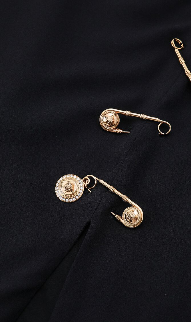 Safety Pin Applique Dress