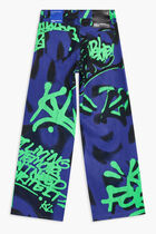KLJ MR RELAXED GRAFFITI DENIM