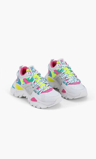 Cage Mid Mixed Media Sneakers