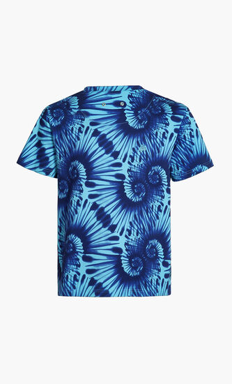Tie and Dye Nautilius Print T-shirt