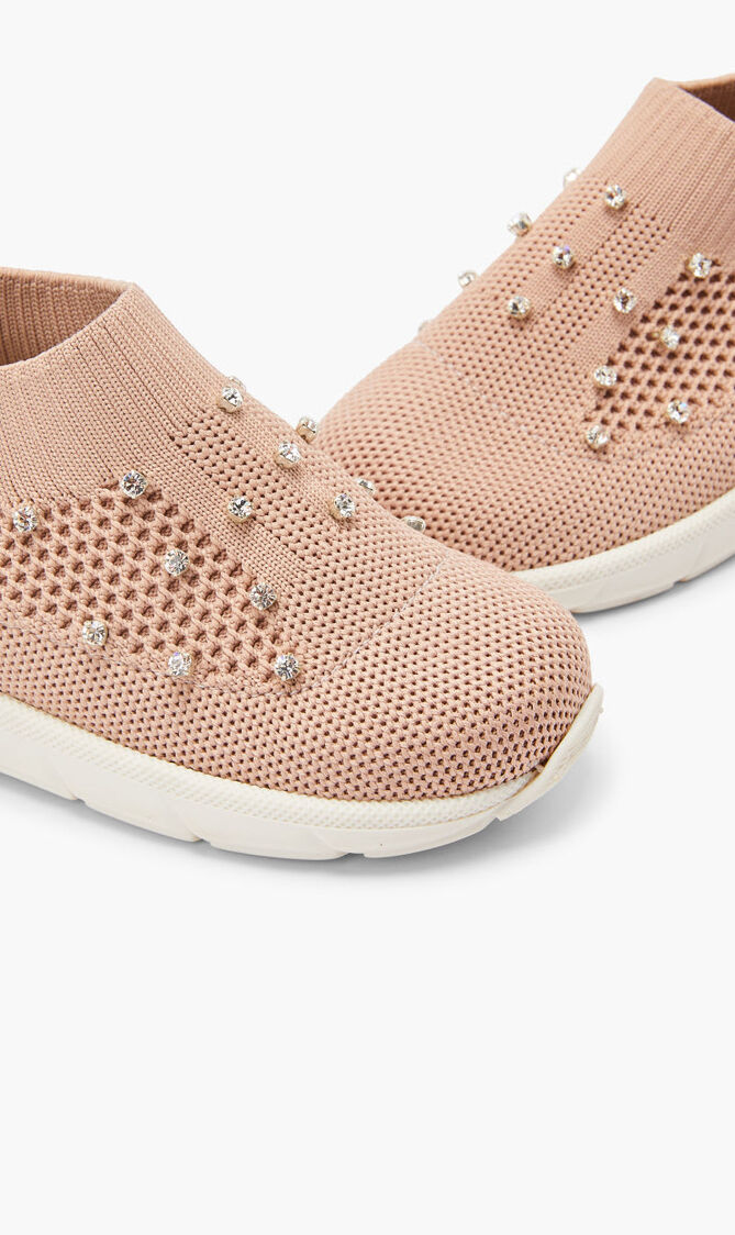 SWAROVSKI CRYSTALS EMBELLISHED SPEED SOCK SNEAKER SWAROVSKI CRYSTALS EMBELLISHED SPEED SOCK SNEAKER