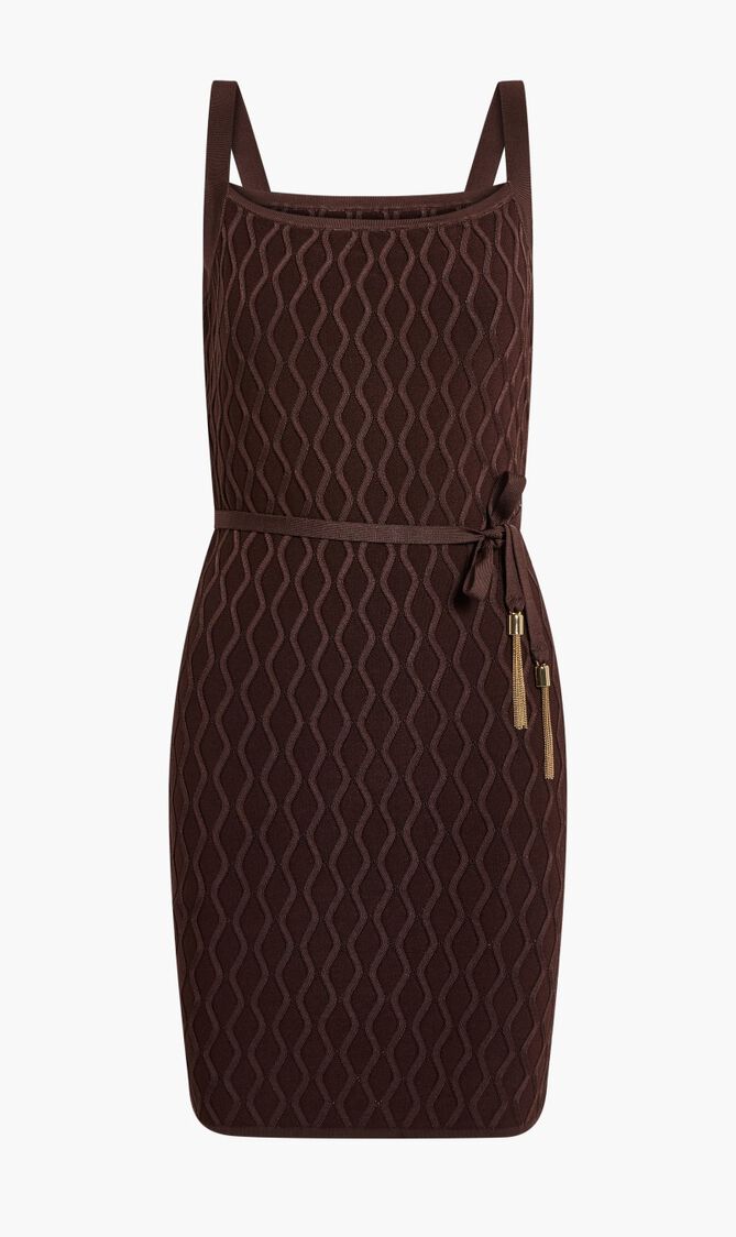 Sleeveless Wavy Rib Genna Mirage Dress