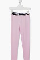 LOGO BAND LEGGINGS PINK BLACK