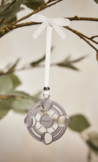 R&Atilde;&ordf;ve Cosmique Moon Phases Ornament no.2 Mini Silver Plated