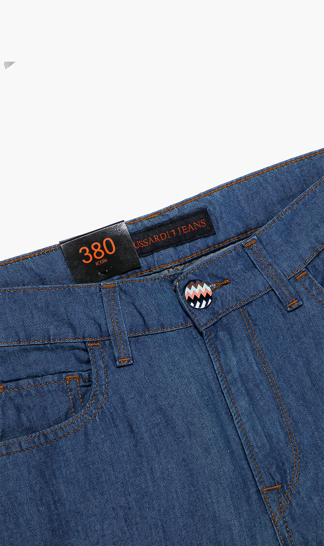 380 Icon Washed Soft Stragith Jeans