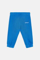 BOOKISH DIAG SWEATPANT BLUE WHITE