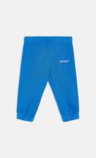BOOKISH DIAG SWEATPANT BLUE WHITE