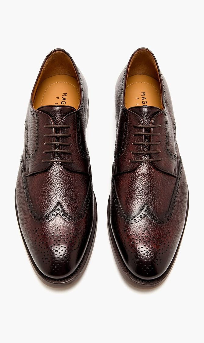 Leather Derby shoes