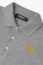 POLO PIQUET + OUTLINE MEDUSA EMBROIDERY