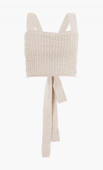 Yasmina Tie-Back Crop Top