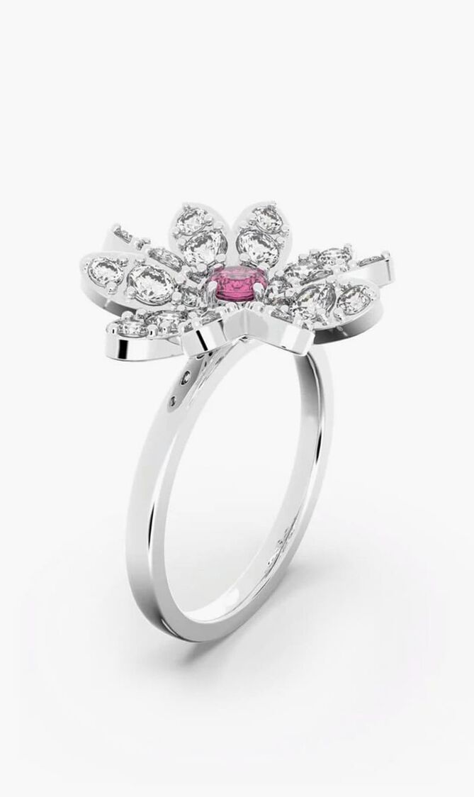 SJC ETERNAL FLOWER RING REDBL/MIX 58MM