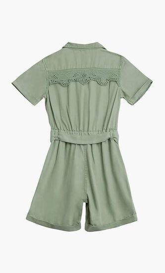 Lyocell Embroidered Romper