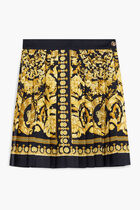 Barocco Print Pleated Skirt Barocco Print Pleated Skirt