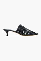 KITTEN MULE WOVEN LEATHER
