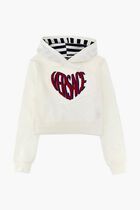 Long Cuffed Sleeves Sweatshirt