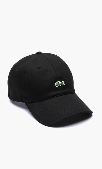 Contrast Strap And Crocodile Cotton Cap