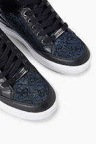 SNEAKERS/ATHLETIC MID TOP BLACK 001
