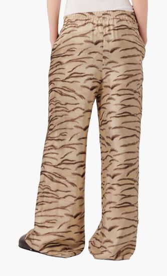 Printed Silk Trousers