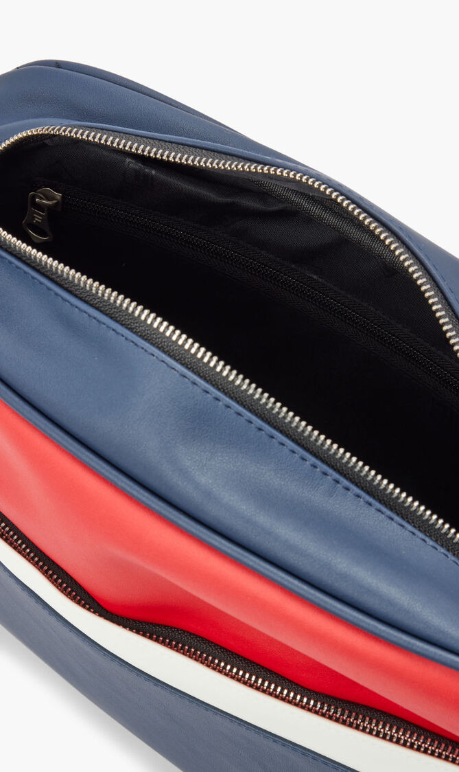 REECE2 FAUX LEATHER MESSENGER SATCHEL