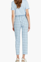 Chequered Belted Pants